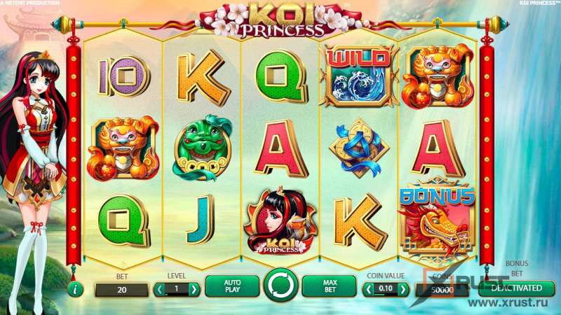 Игровой автомат Koi Princess играть в онлайн vavada.net.ru