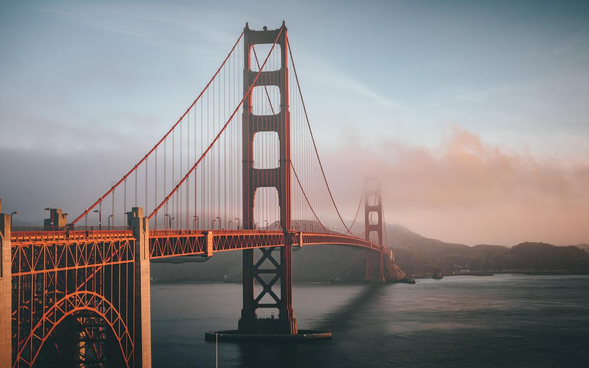 Фото бесплатно золотые ворота, мост, Сан-Франциско