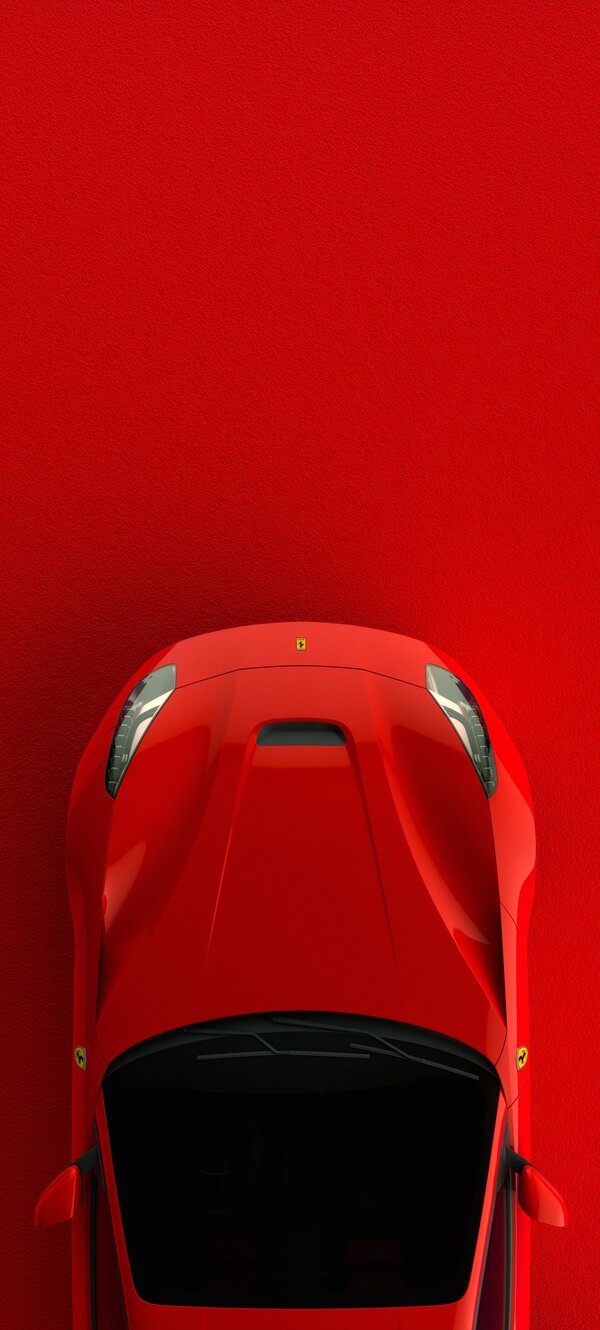 Ferrari, Феррари, люкс, дорогая, современная, спорткар, машины, машина, тачки, авто, автомобиль, транспорт, красный, сверху, c воздуха
