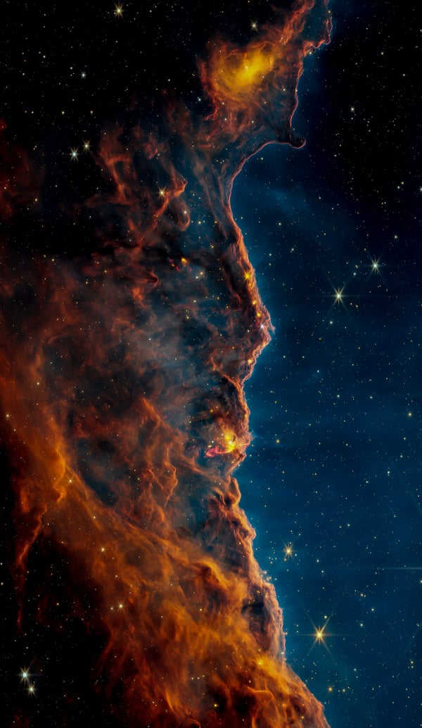 туманность, туманность киля, звезда, Космический Телескоп Джеймса Вебба, космос